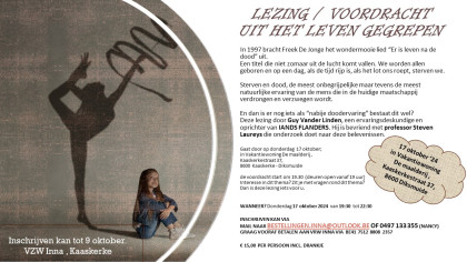 UIT HET LEVEN GEGREPEN - lezing 